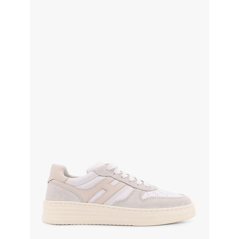 Hogan Women H630 Leather And Suede Sneakers